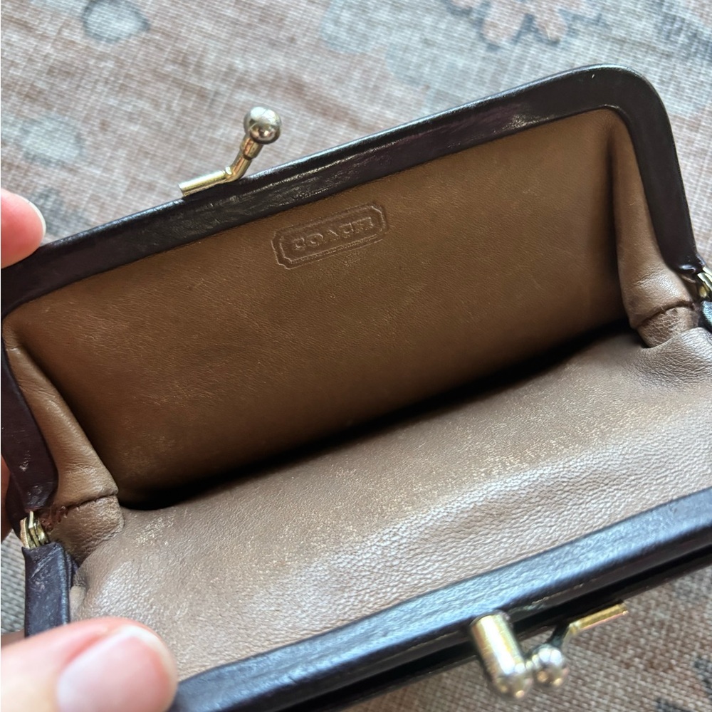 Vintage Coach Kiss-Lock Coin Purse - Picture 4 of 11